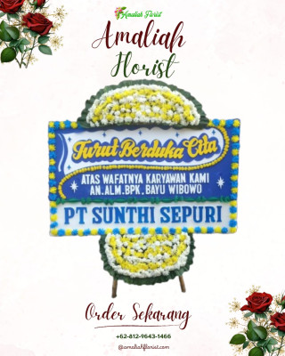 Papan Bunga Duka di Arso Timur