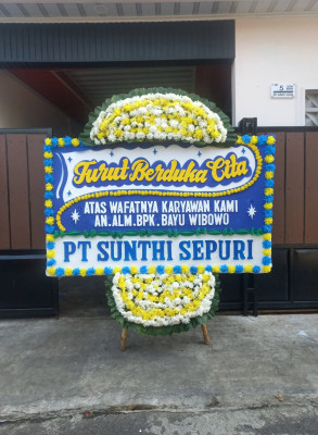 Papan Bunga Duka di Arso Timur