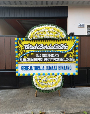 Papan Bunga Duka di Arso Timur