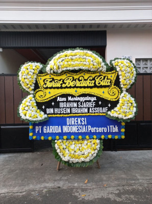 Papan Bunga Duka di Arso Timur