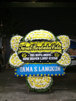 Papan Bunga Duka di Arso Timur